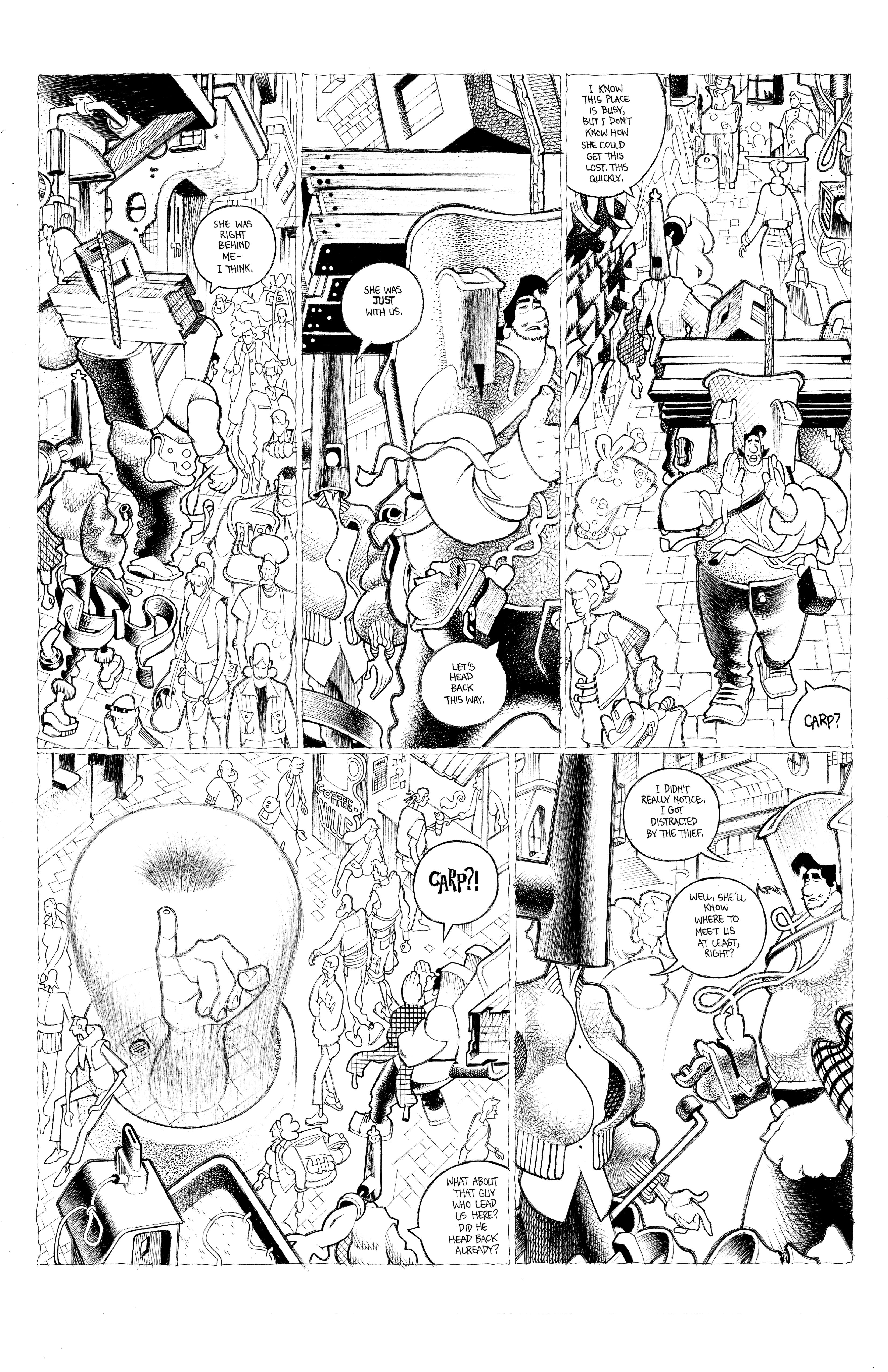 Faceless #2, Page 17 Original Art