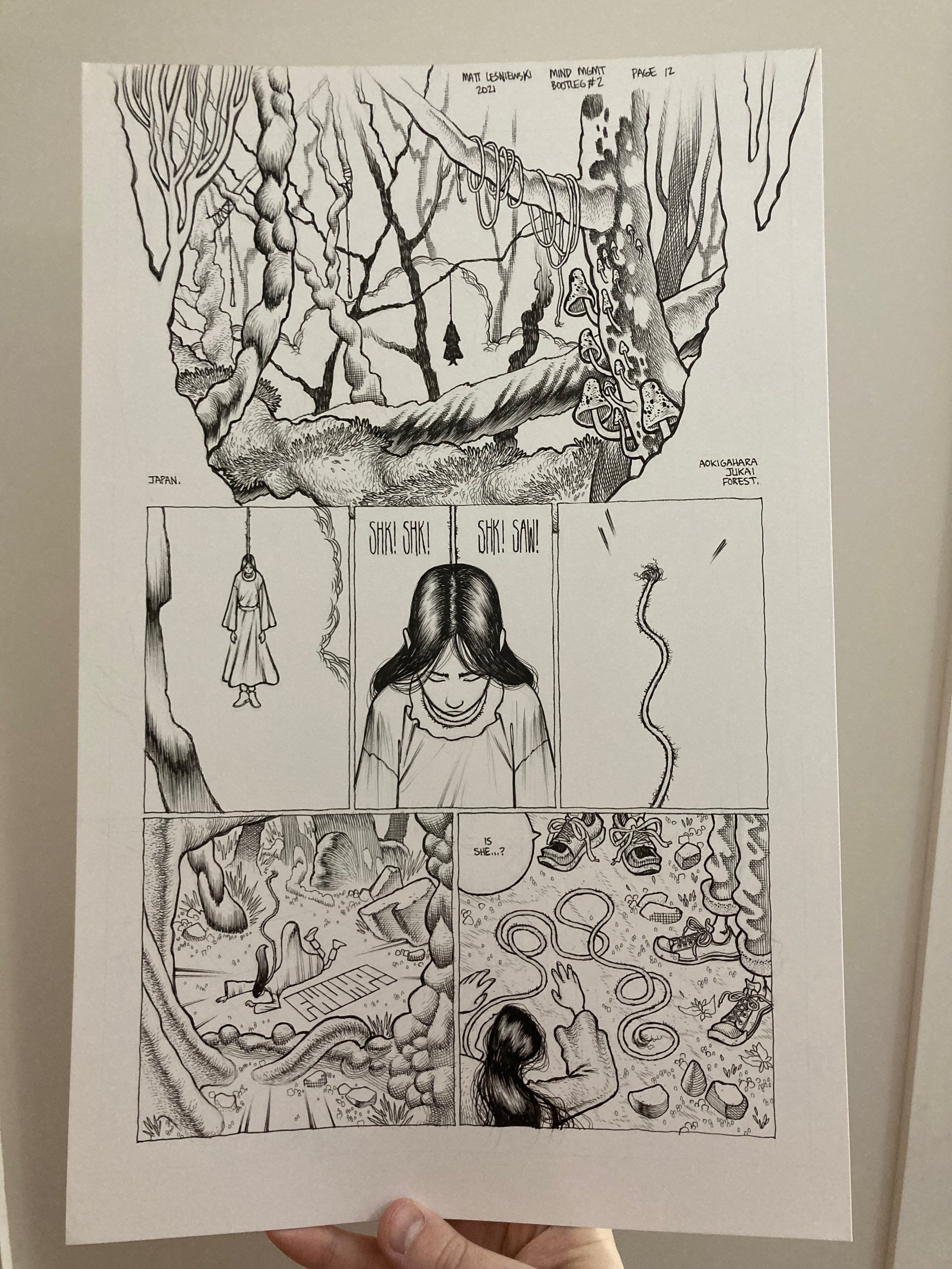 Mind MGMT Bootleg Page 12 Original Art