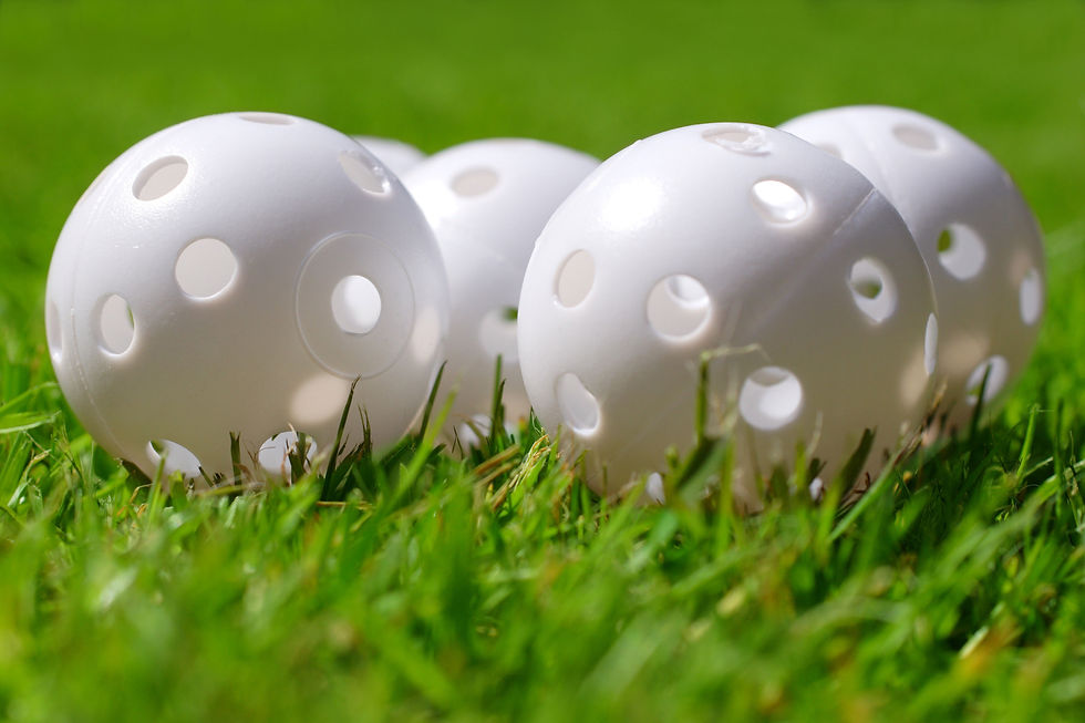 White Wiffle Balls