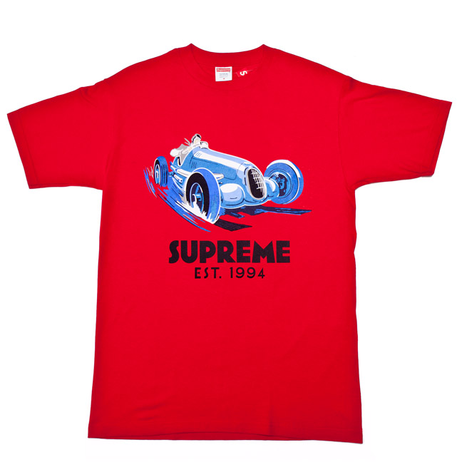 supreme race car shirt