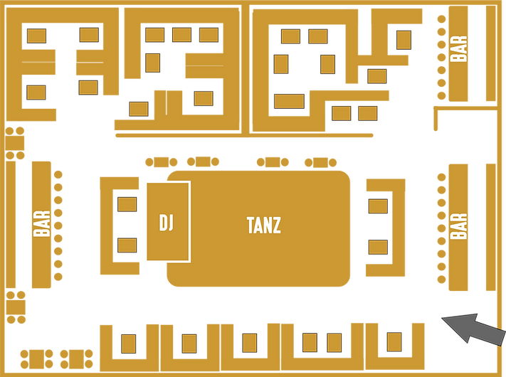 Maxxim for rent Tischplan