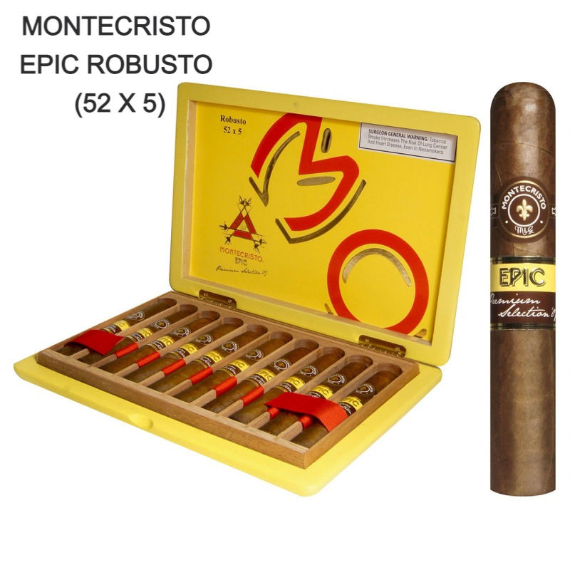 MONTECRISTO EPIC ROBUSTO (52 X 5)