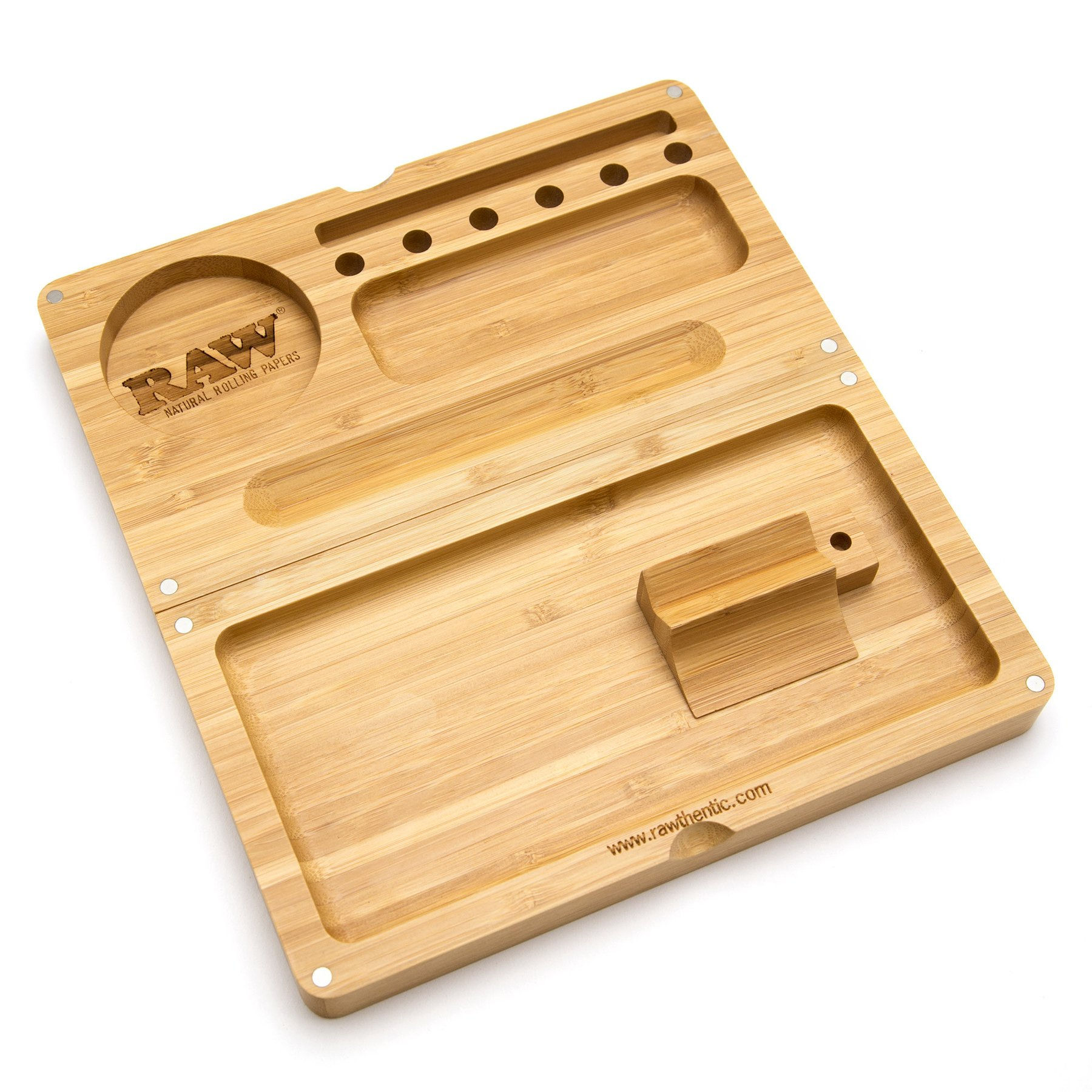 RAW BACKFLIP ROLLING TRAY BAMBOO MAGNETIC