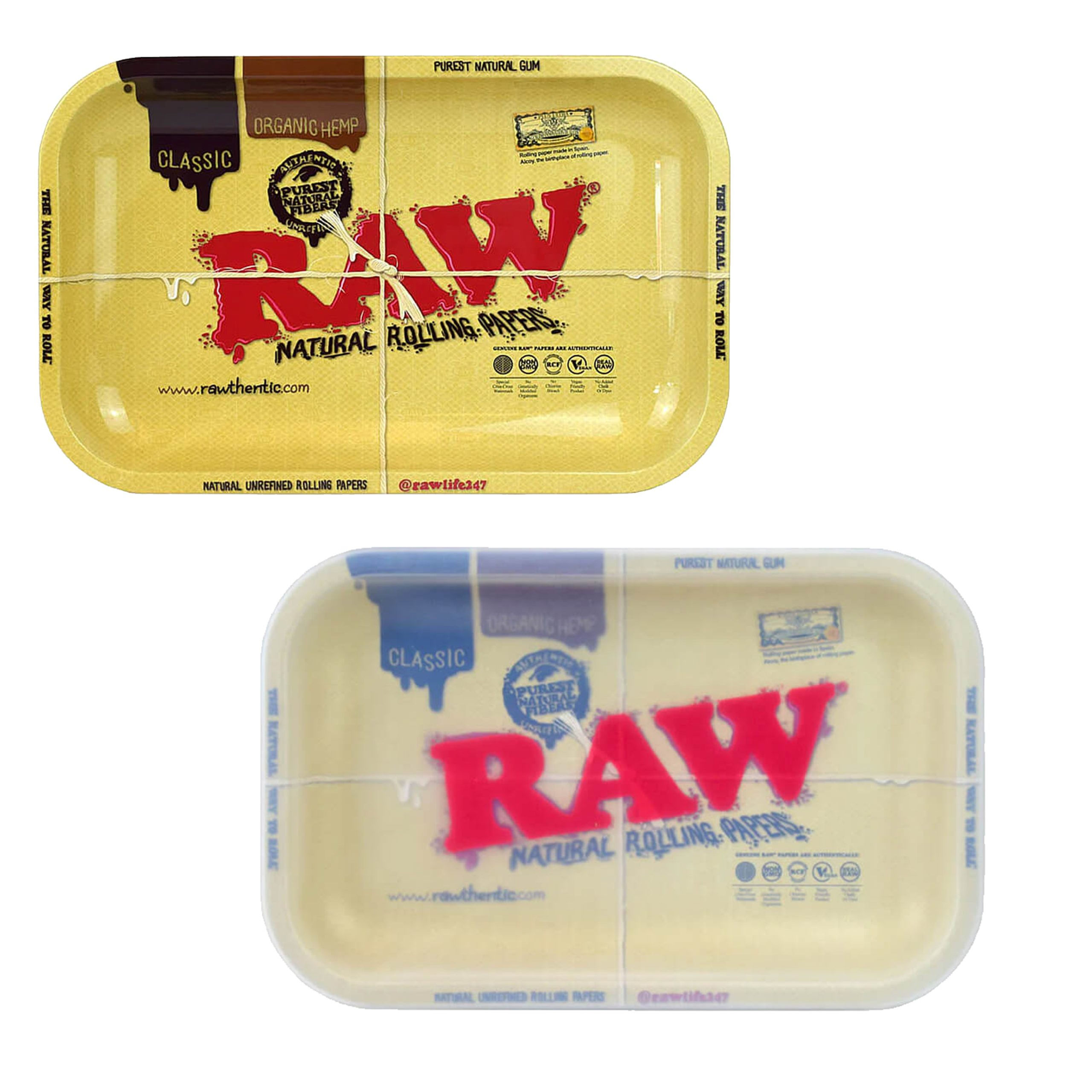 RAW CLASSIC DAB TRAY WITH COVER MEDIUM