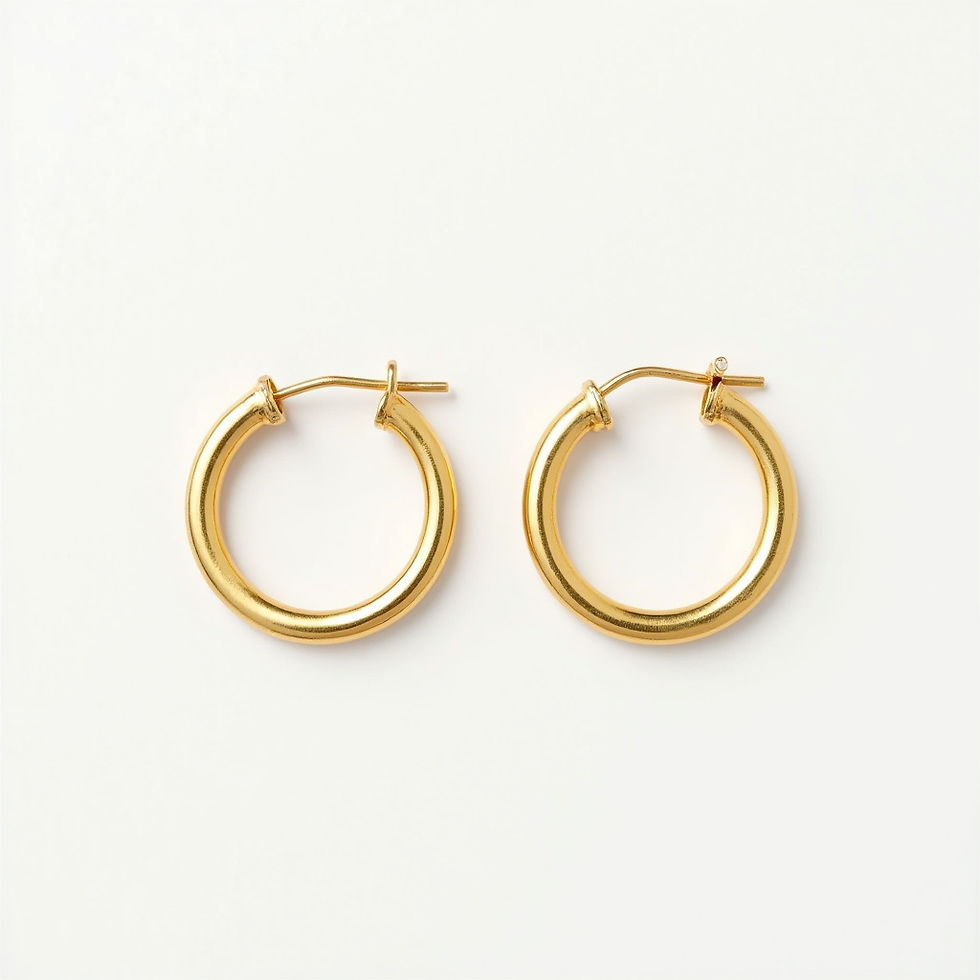 Gold Vermeil Hoops