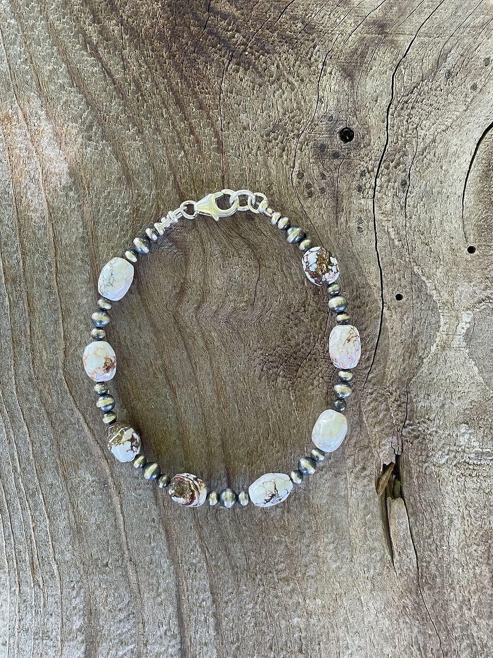 Thumbnail: Wild Horse and Desert Pearl Bracelet