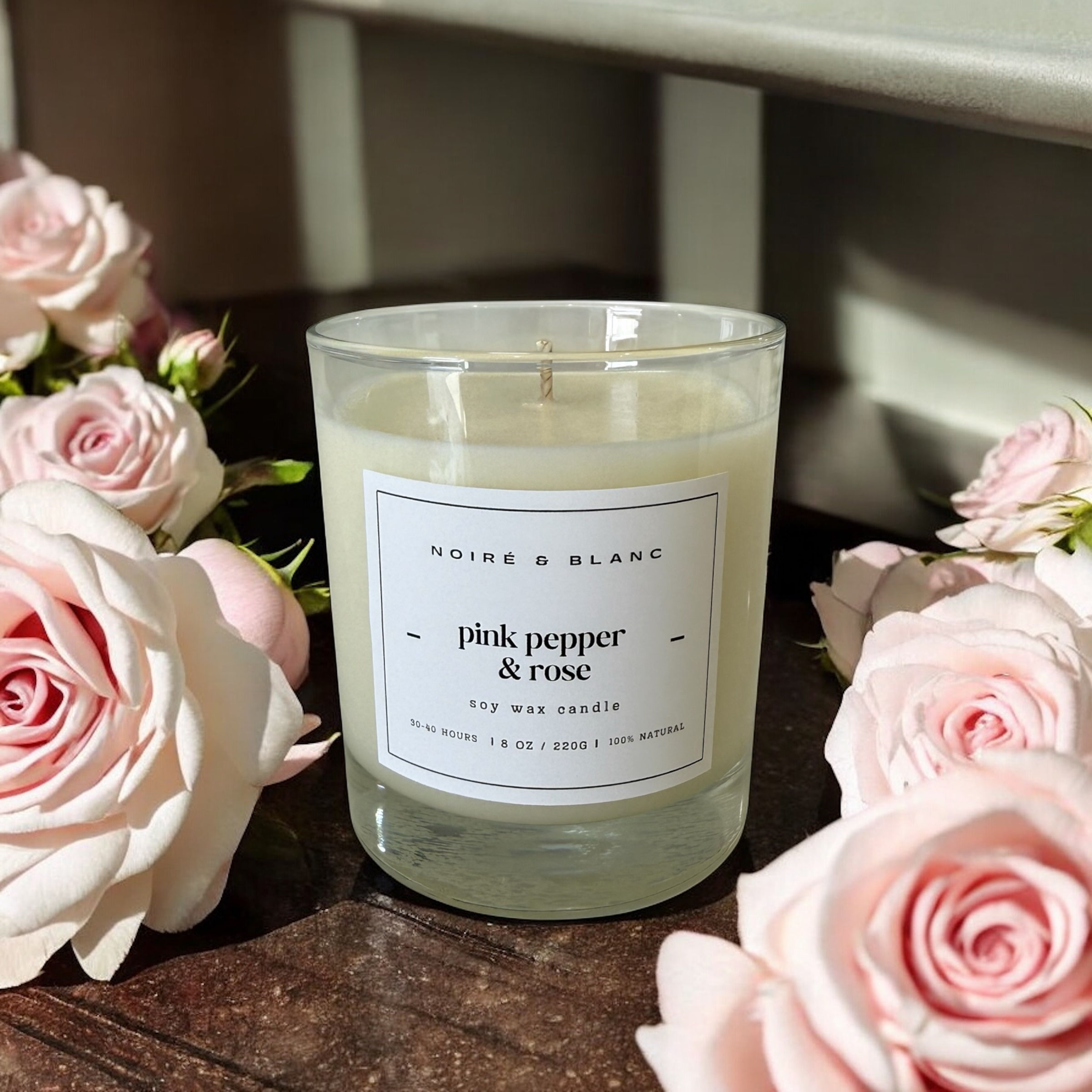 Pink Pepper & Rose Candle