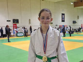 Angeline Bourret Championne départementale du Rhône