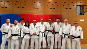 Cérémonie remise de ceinture noire à Natanael Baptista Martins