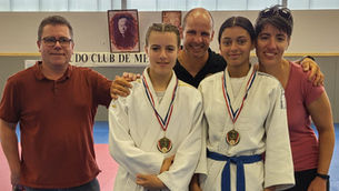 Première expérience réussie pour nos minimes au concours de katas