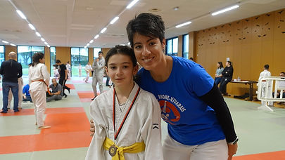 Dojo Rhône Vivarais interclub 26 11 22 Anissa et Virginie.