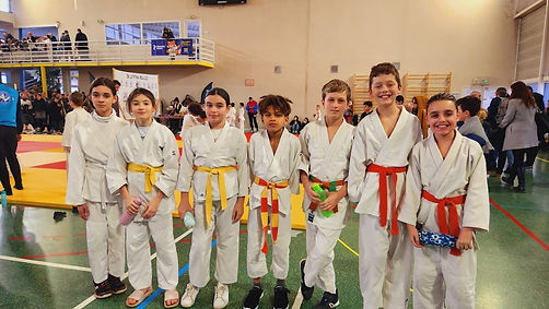 Groupe benjamins Roussillon Dojo Rhône Vivarais