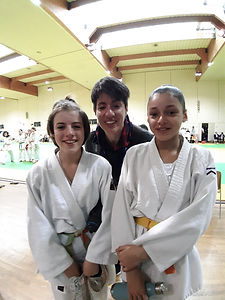 Dojo Rhône Vivarais Championnats Rhône Celia et Mina