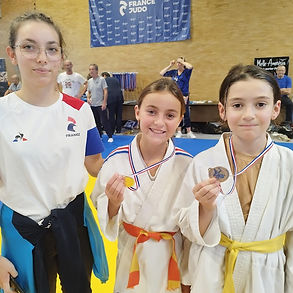 Dojo Rhône Vivarais 15 10 22 Serezin Clémence Anissa