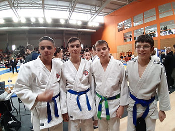 Groupe minimes Arnas Dojo Rhône Vivarais