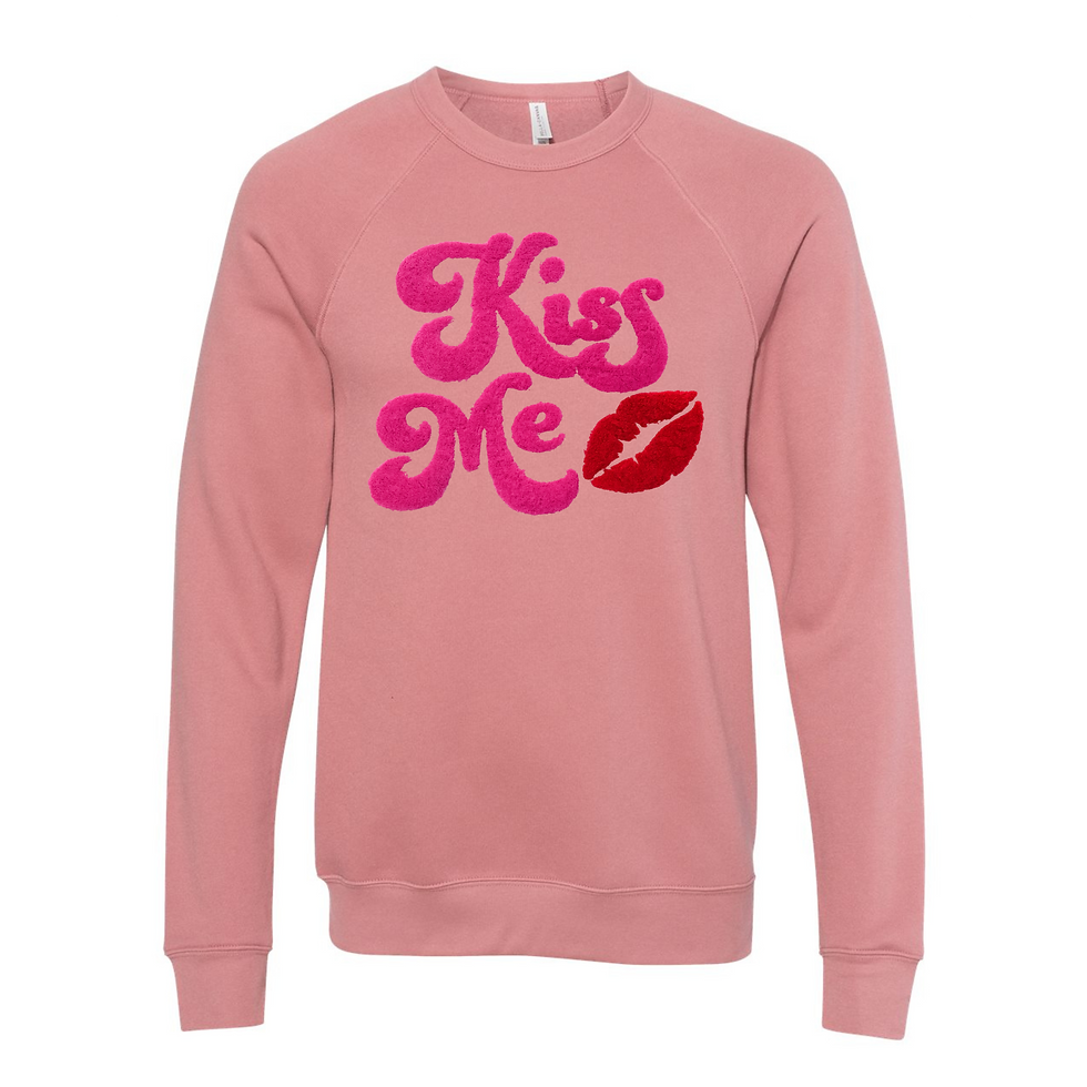 Thumbnail: Fuzzy Kiss Me YOUTH Bella Crewneck