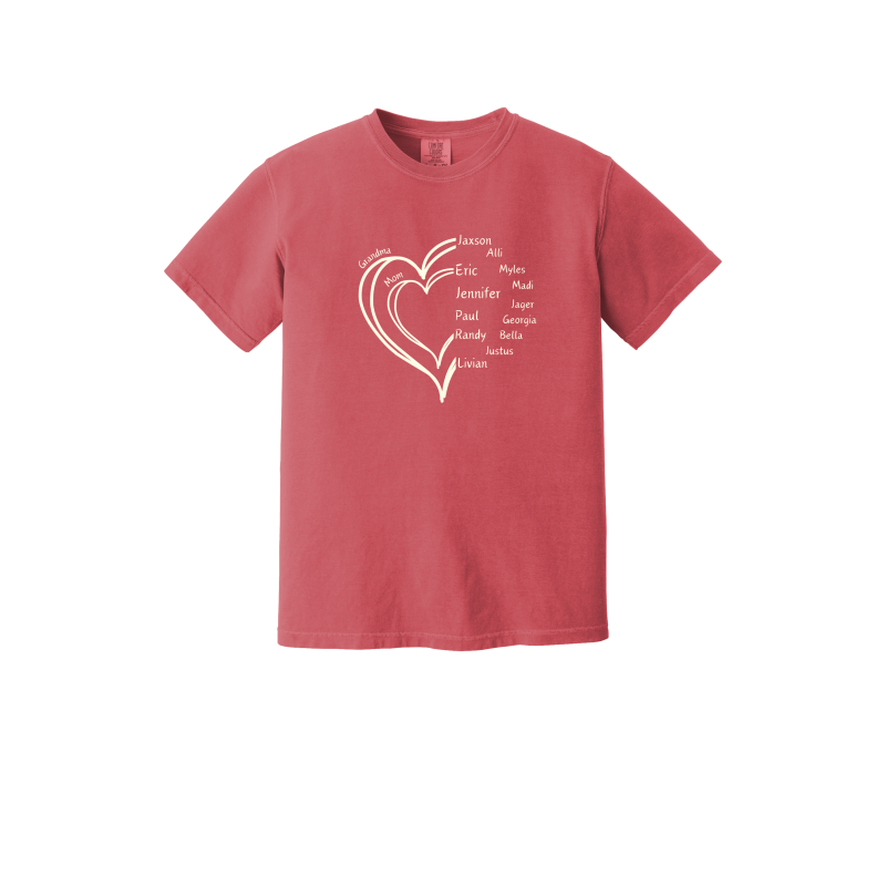 Thumbnail: Grandma and Mom Heart Tee