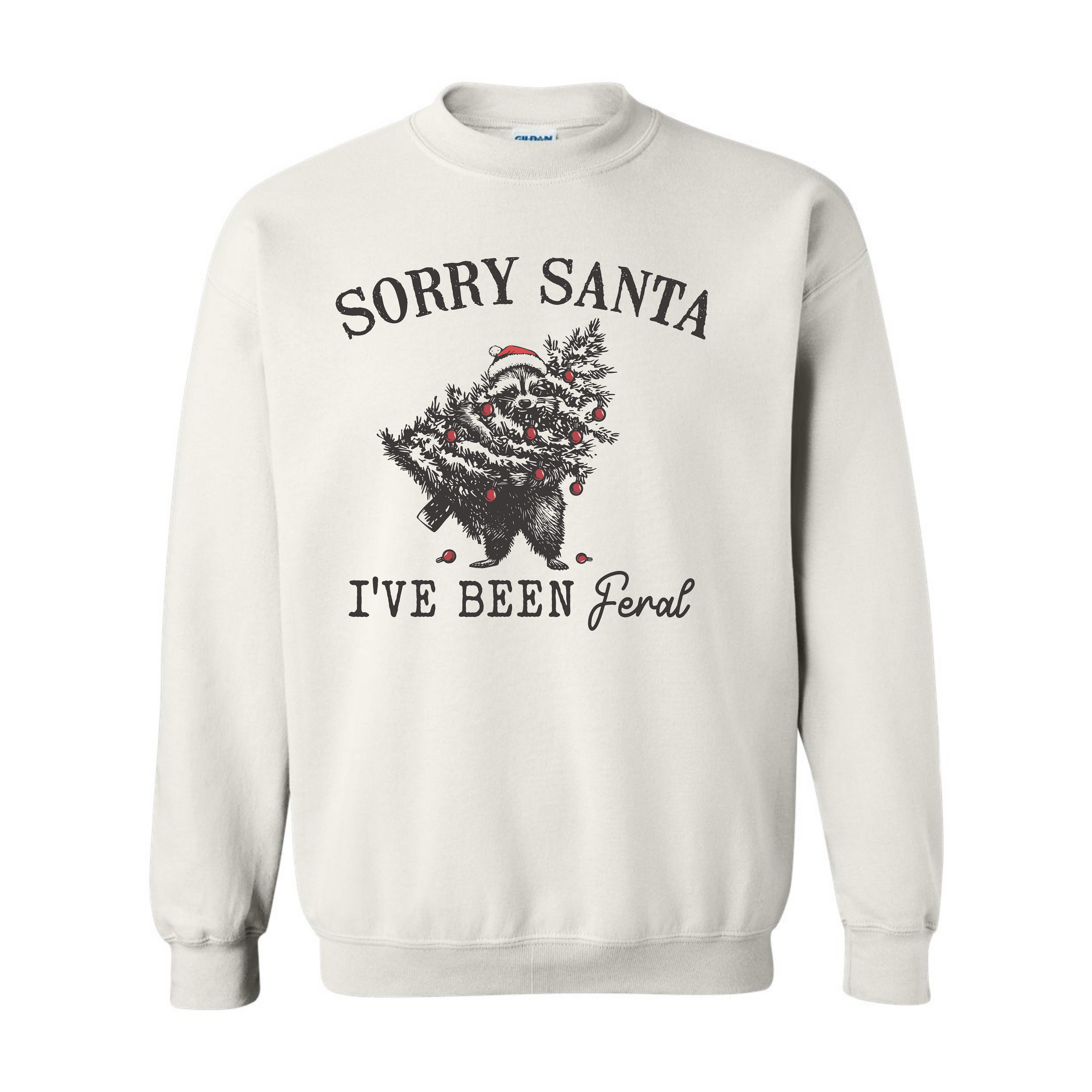 Gildan Crew Neck Ferrel Raccoon