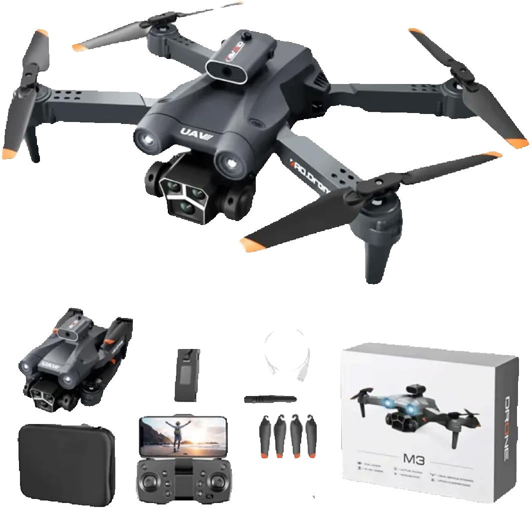 M3/M3max/M3maxtela Brushless Motor Foldable Drone with 4K Dual Camera Wind Resis