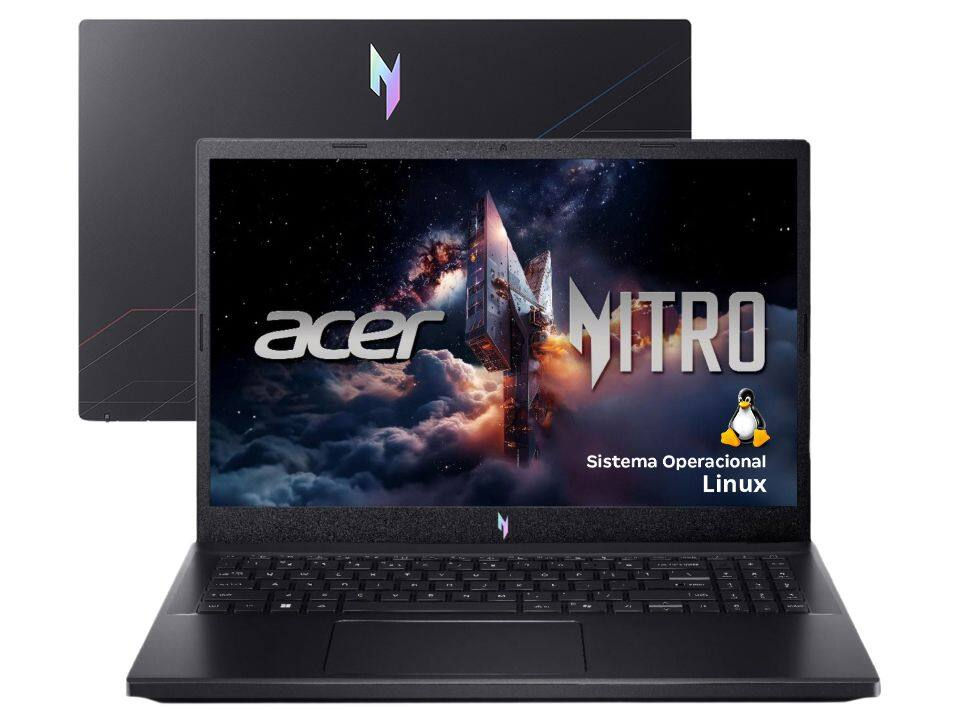 Gamer Notebook Acer Nitro V15 Intel Core i5 512GB SSD 16GB RAM 15.6 ”Full HD 1