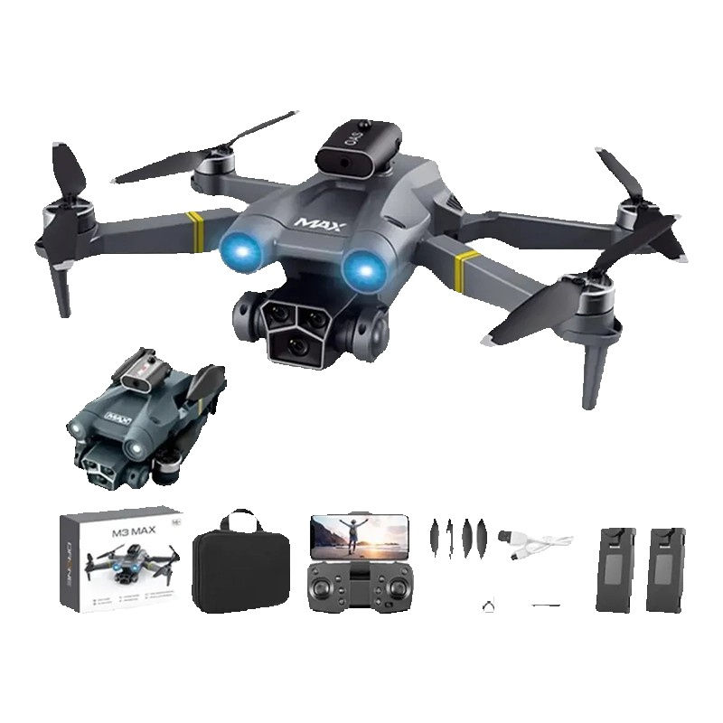Miniatura: M3/M3max/M3maxtela Brushless Motor Foldable Drone with 4K Dual Camera Wind Resis