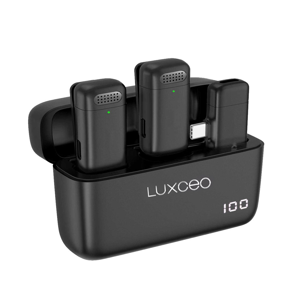Luxceo Wireless Lapel Microphone for Android and IOS Luxceo Mobile Phone