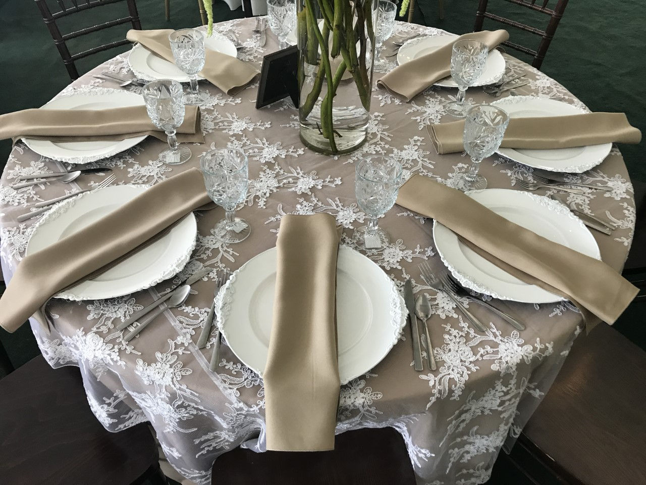 White Layla Lace Overlay