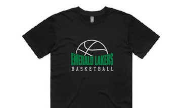 Emerald Lakers Club Tee Black
