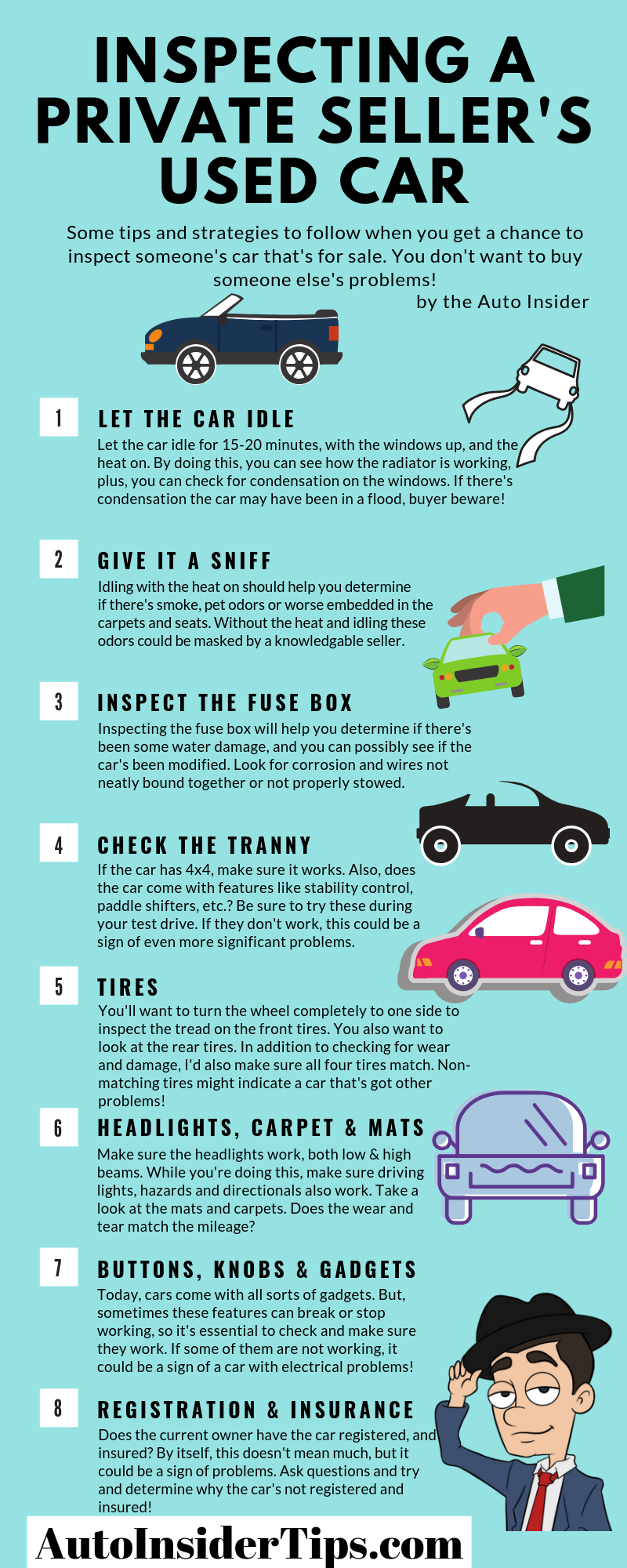 how to inspect a used car
