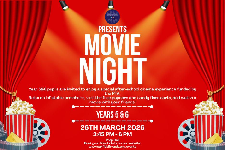 Year 5 and 6 - Movie Night