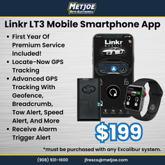 Excalibur Linkr-LT3 Smartphone App – First Year of Premium Service Included!