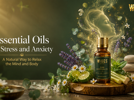 Essential Oils for Stress and Anxiety: A Natural Way to Relax the Mind and Body