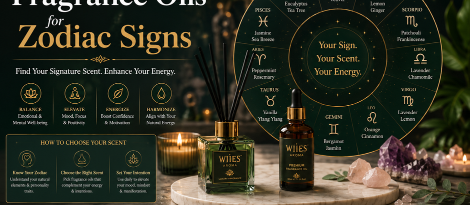 Fragrance Oils for Zodiac Signs: A Complete Guide