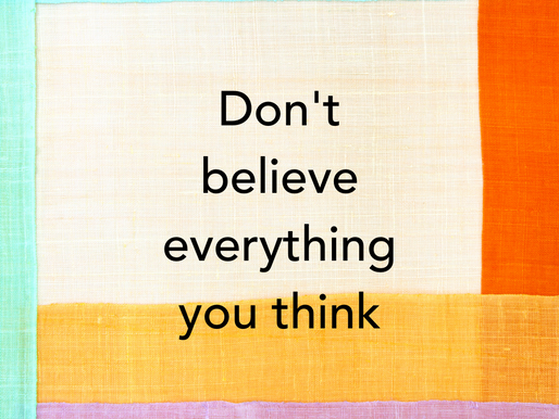 Don't Believe Everything You Think