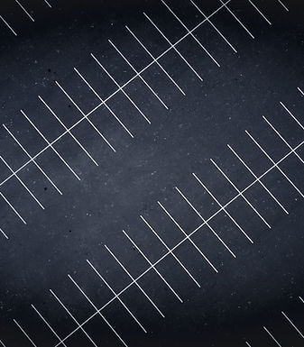 Striping on a parking lot