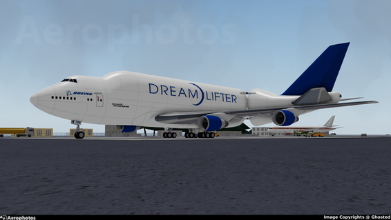 Atlas Air 747-400LCF Dreamlifter (N780BA) Awaiting Cargo Load at Kitesboro