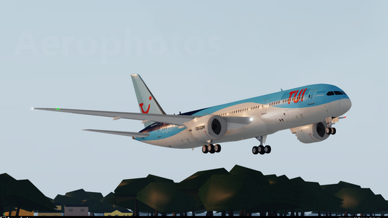 G-TUIH 'Mr Patmore' Just before touching down at Oakport