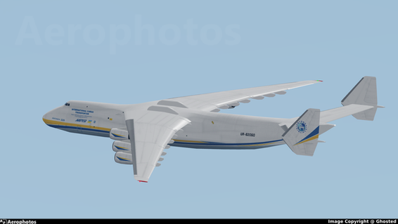 Antonov AN-225 Mriya (UR-82060) Banking After Takeoff at Aktanes Airport