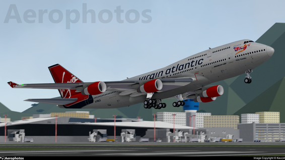 Boeing 747-400 Virgin Atlantic (G-VXLG) 'Ruby Tuesday' Departing Clarence