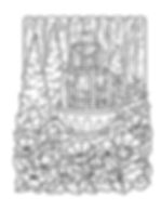 Color by Number Gardens coloring book sample image