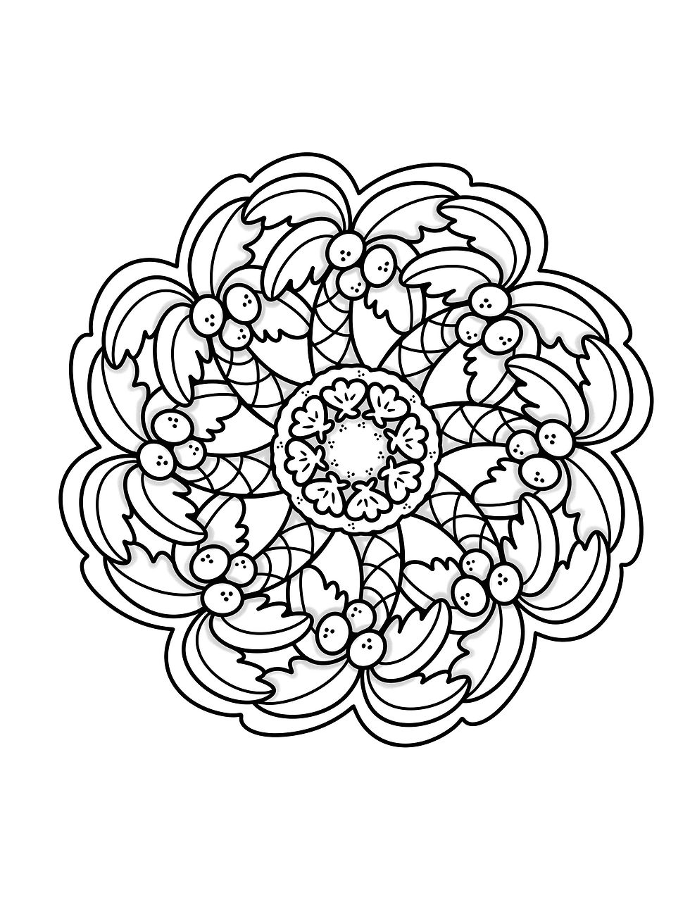 Thumbnail: Summer Mandalas Coloring Pages Digital Download