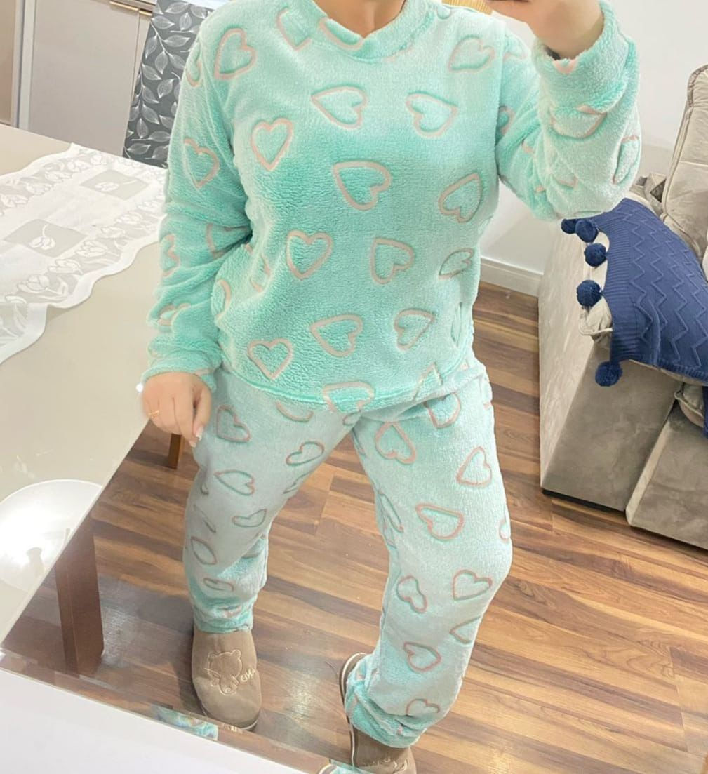 Pijama Soft Coração