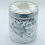 Thumbnail: Silver Glass Etched Flower Soy Candle