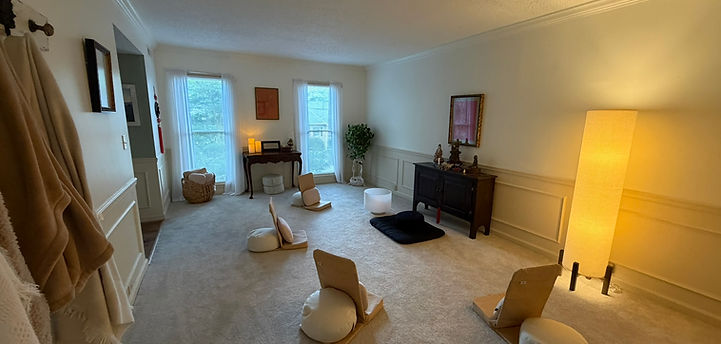 Darlene's meditation room for small group meditation classes in Birmingham, Alabama