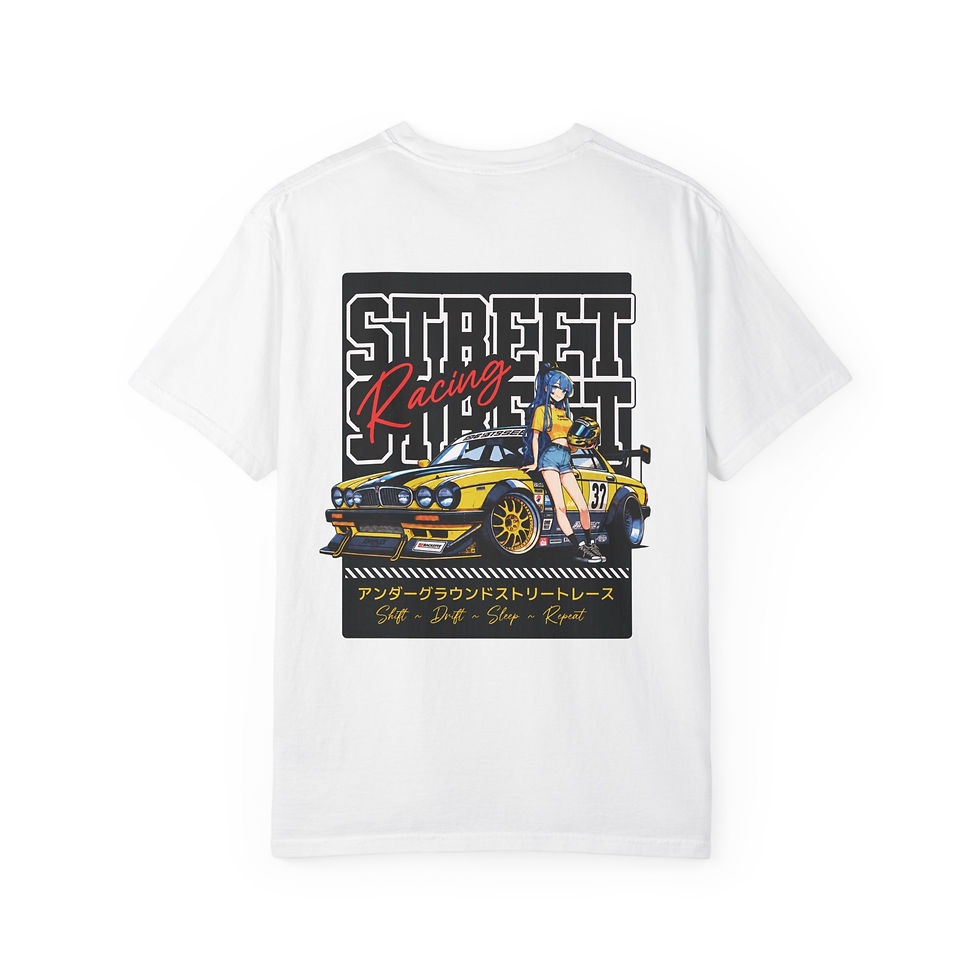 Thumbnail:  Vintage JDM Car & Racer Girl Tee