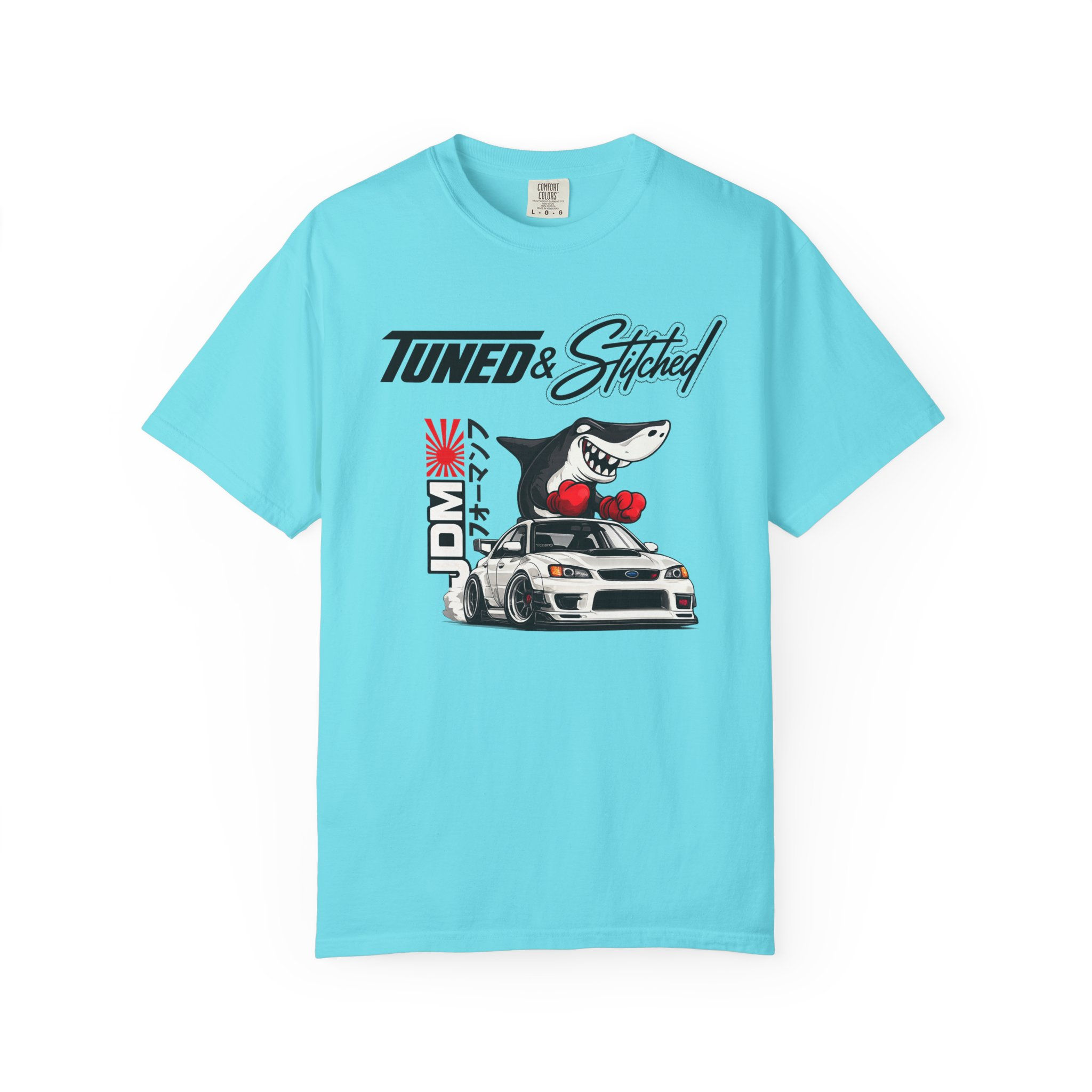 Tuned & Stitched JDM Shark Car T-Shirt