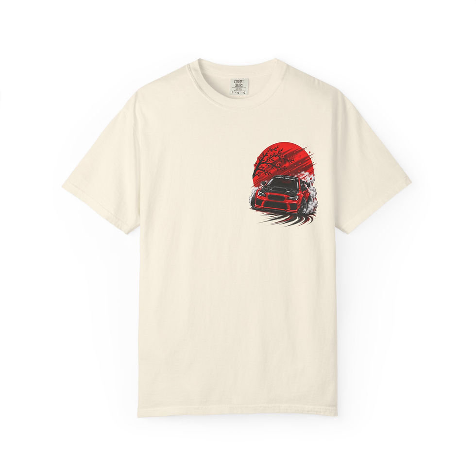 Thumbnail: Car Tee — Red JDM STI Graphic T‑Shirt