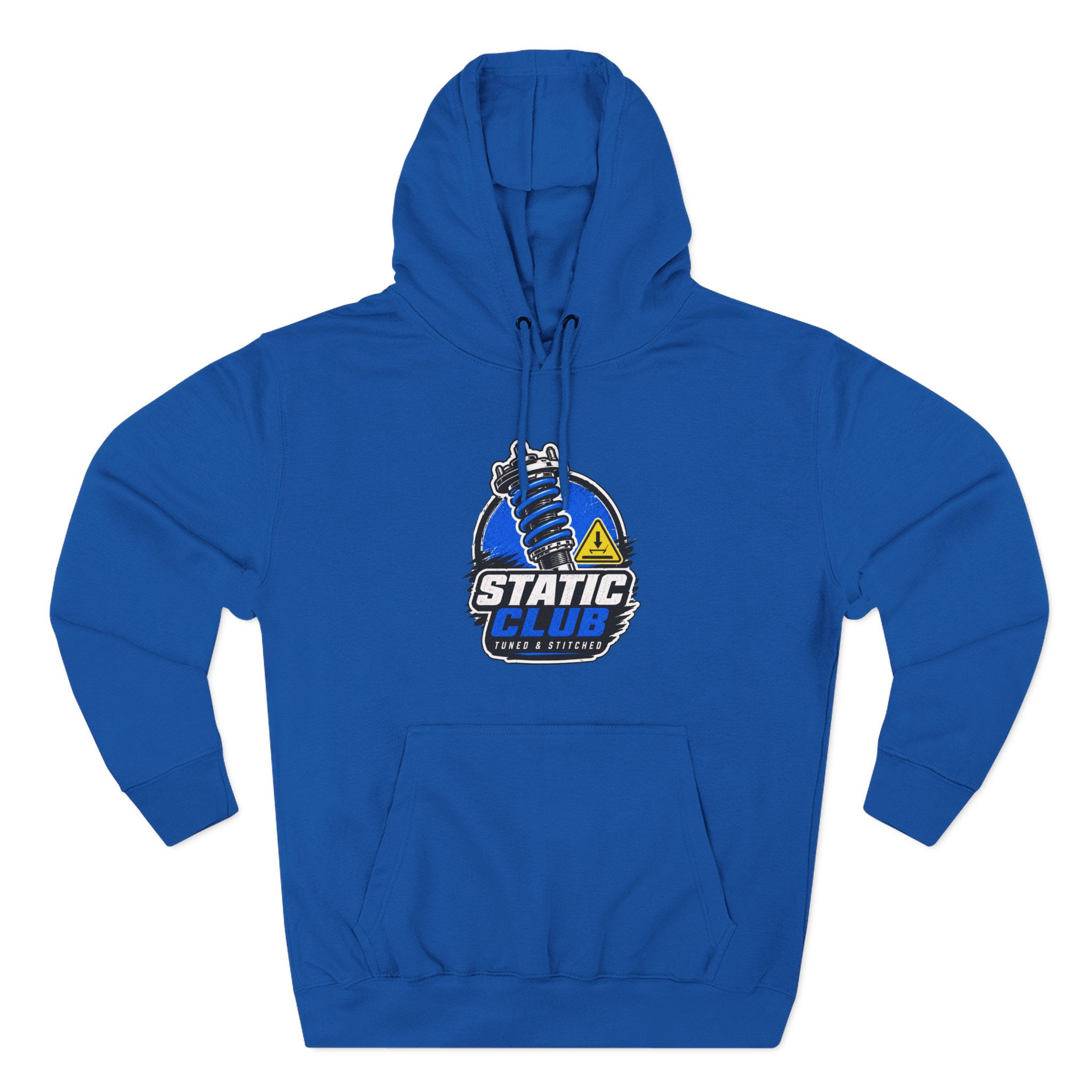 Tuned & Stitched Static Club Car Hoodie — "Scrape Daily" Subaru WRX STI