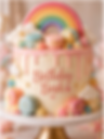 Somewhere Over the Rainbow – Rainbow Cake