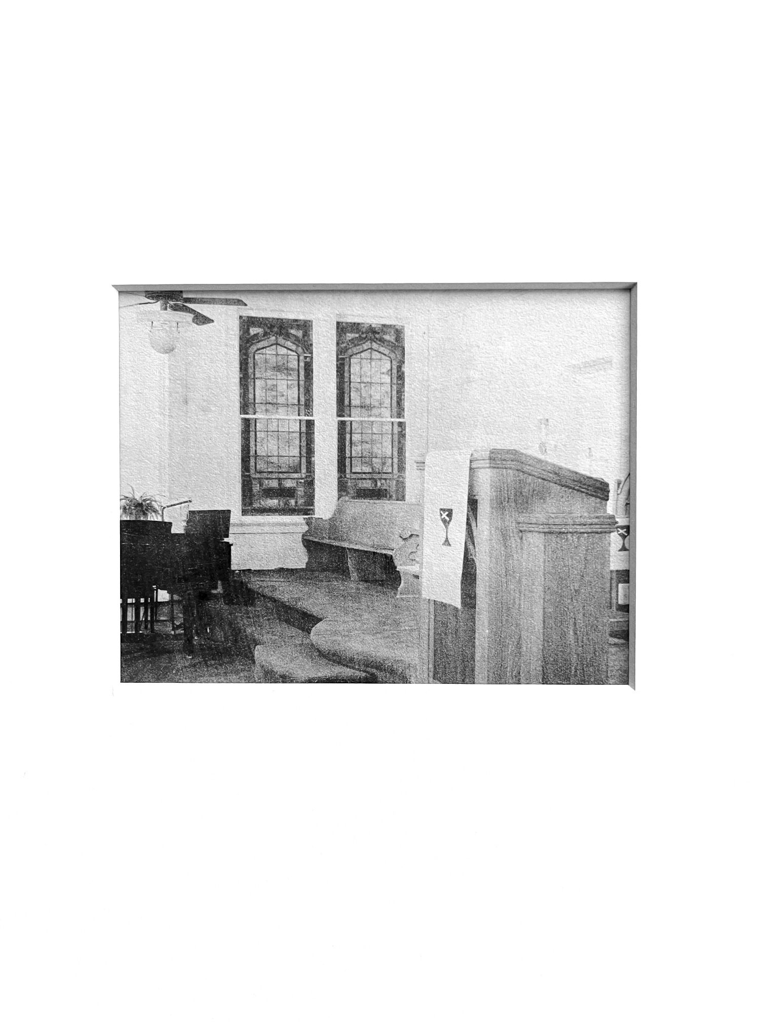 VINTAGE PHOTOGRAPH OF DALLAS CHURCH